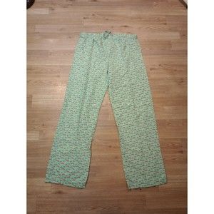Vineyard Vines Pajama Pants Womens Small Tall Long Sleep Anchor PJ Festive Xmas*